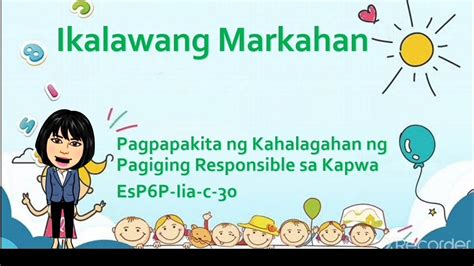 maging responsable|Pagtuturo ng Pagiging Responsable at Makatao sa Paaralan .